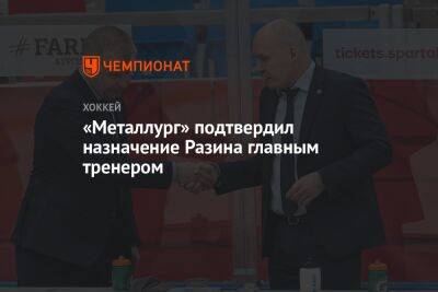 «Металлург» подтвердил назначение Разина главным тренером