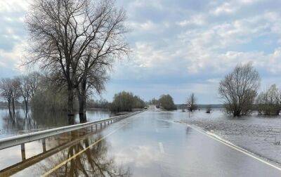 В Черниговской области подтоплена одна из трасс