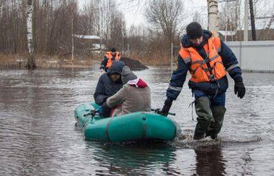 Уровень воды в реке Западная Двина превысил опасную отметку на 40 см