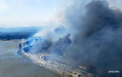 В Южной Корее возник масштабный лесной пожар