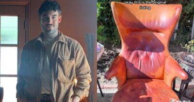 Искал мебель для друга: мужчина купил стул, который может стоить больших денег (видео)