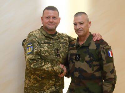 В Украину впервые приехал начальник Объединенного штаба ВС Франции. Залужный и Буркхард обсудили военные потребности ВСУ, в частности – F-16