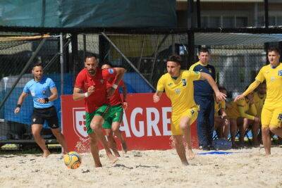 Сборная Украины по пляжному футболу проиграла в спарринге Португалии