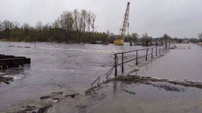 Под Киевом затопило переправу до Иванкова