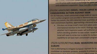 Секретные документ ЦРУ: Израиль провел тайные учения ВВС ЦАХАЛа