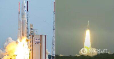 Космическая миссия Juice – на Юпитер запустили ракету с рисунком украинки Ярины Закалюжной - фото и видео - obozrevatel.com - Французская Гвиана - Twitter