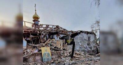 "Ничего святого": ВС РФ разрушили церковь под Запорожьем (фото)