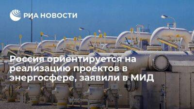 Посол МИД Сентюрин: Россия ориентируется на реализацию проектов в энергосфере