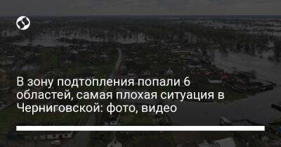 В зону подтопления попали 6 областей, самая плохая ситуация в Черниговской: фото, видео