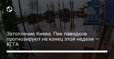 Затопление Киева. Пик паводков прогнозируют на конец этой недели — КГГА