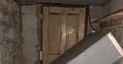"Боятся подходить": мужчина обнаружил потайную дверь в подвале нового дома (фото)