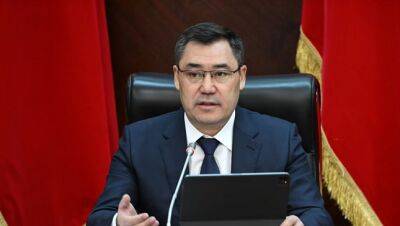 Садыр Жапаров назвал «очень медленной» работу по решению проблемы границы с Таджикистаном