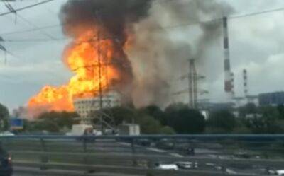 Сильнейший пожар в москве: горит в районе ТЭЦ - видео