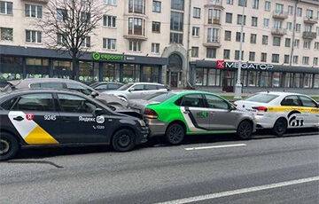 В Минске столкнулись три Volkswagen