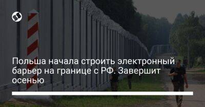 Польша начала строить электронный барьер на границе с РФ. Завершит осенью