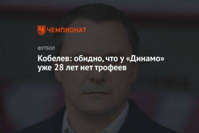 Кобелев: обидно, что у «Динамо» уже 28 лет нет трофеев
