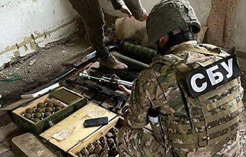 В Луганской области СБУ нашла схрон с российским оружием