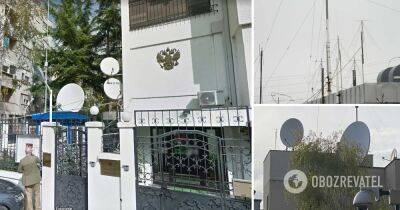 Российские шпионы - посольства РФ занимаются радиоэлектронной разведкой с помощью установленных в дипмиссиях антенн