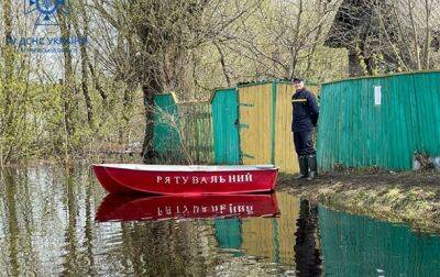 На севере Украины замедлилось повышение уровня воды в реках