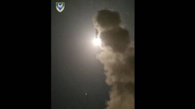 Воздушные силы показали взрывное уничтожение "Шахеда" в ночь на 19 апреля