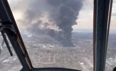 Взрыв на нефтебазе под Нижним Новгородом – пожар не сразу удалось потушить