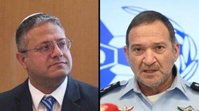 Глава полиции предупредил: план Бен-Гвира угрожает безопасности
