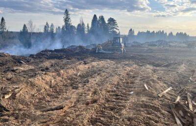 На свалке в Кувшиново провели работы по локализации очагов возгорания