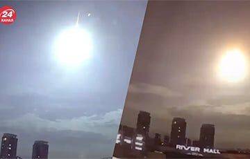 Метеор, спутник или «НЛО»: что известно о яркой вспышке над Гомелем и Киевом