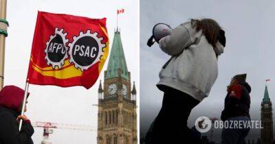 Сотни тысяч канадцев вышли на страйк и требуют повышения зарплаты из-за инфляции