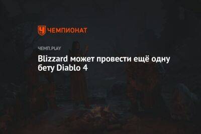 Blizzard может провести ещё одну бету Diablo 4