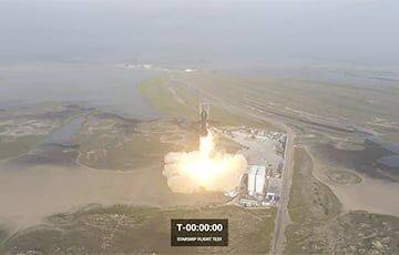 SpaceX Илона Маска впервые запустила корабль Starship