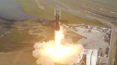 SpaceX Илона Маска запустила самые большие в истории ракету и корабль – Super Heavy и Starship. Они взорвались через несколько минут после старта