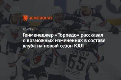 Агостино Кенни - Родион Власов - Генменеджер «Торпедо» рассказал о возможных изменениях в составе клуба на новый сезон КХЛ - championat.com