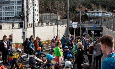 В Норвегии открыли самый длинный в мире тоннель для велосипедистов и пешеходов