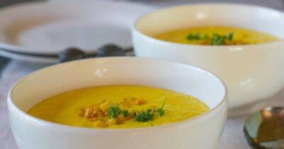 Вкусный обед. Рецепт супа с цветной капустой, картофелем и кукурузой