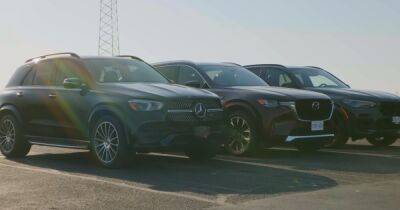 Новую Mazda CX-90 сравнили с кроссоверами BMW и Mercedes-Benz в заезде по прямой (видео)