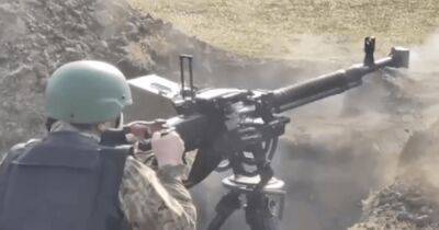 Бойцы 21 ОМБр ВСУ показали обучение с крупнокалиберными пулеметами ДШК (видео)