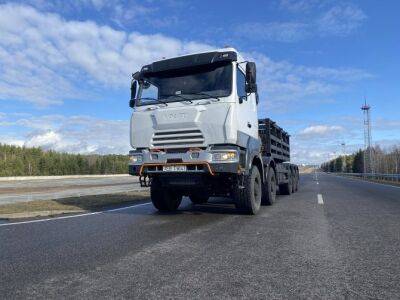 В Беларуси испытывается новый грузовик-вездеход, который появится и в нашей стране
