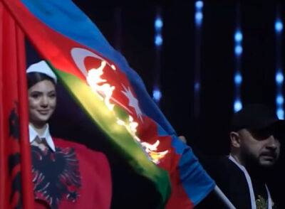 Путинисту в Ереване простили надругательство над флагом Азербайджана