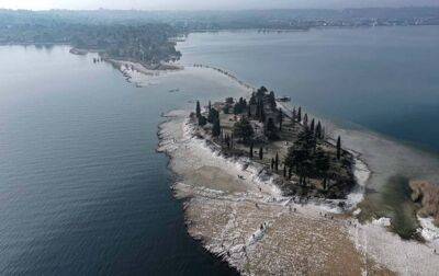 Самое большое озеро Италии рекордно обмелело - korrespondent.net - Украина - Италия