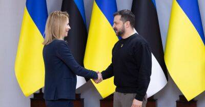 "Нужна Украина в ЕС и НАТО": премьерка Эстонии встретилась с Зеленским в Житомире (видео)