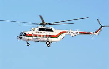 Вертолет Лукашенко неожиданно полетел в Вискули