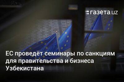ЕС проведёт семинары по санкциям для правительства и бизнеса Узбекистана