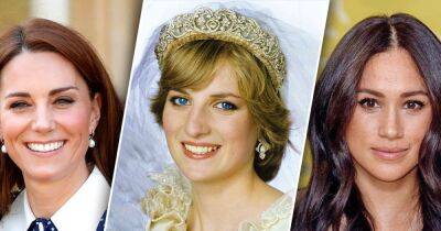 Любимые украшения принцессы Дианы, которыми теперь владеют Кейт Миддлтон и Меган Маркл