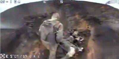 «Заботливый» дрон-камикадзе ВСУ сделал оккупанту «массаж» спины — видео