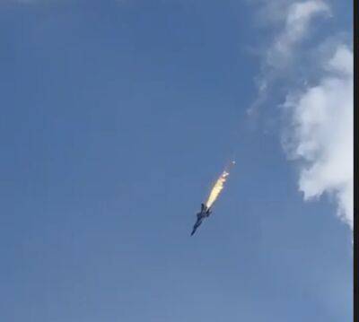В России загорелся и упал очередной военный самолет