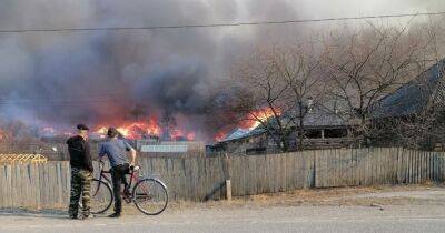 На Урале частично сгорел поселок: есть жертвы и более 100 уничтоженных домов (фото)
