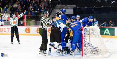 Сборная Украины по хоккею обыграла Эстонию в матче с 11 шайбами на ЧМ-2023