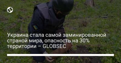 Украина стала самой заминированной страной мира, опасность на 30% территории – GLOBSEC