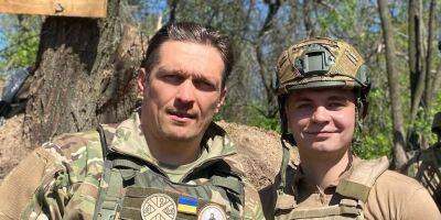 Усик в форме ВСУ прибыл на передовые позиции украинских воинов — фото